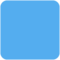 Blue Square emoji on Twitter